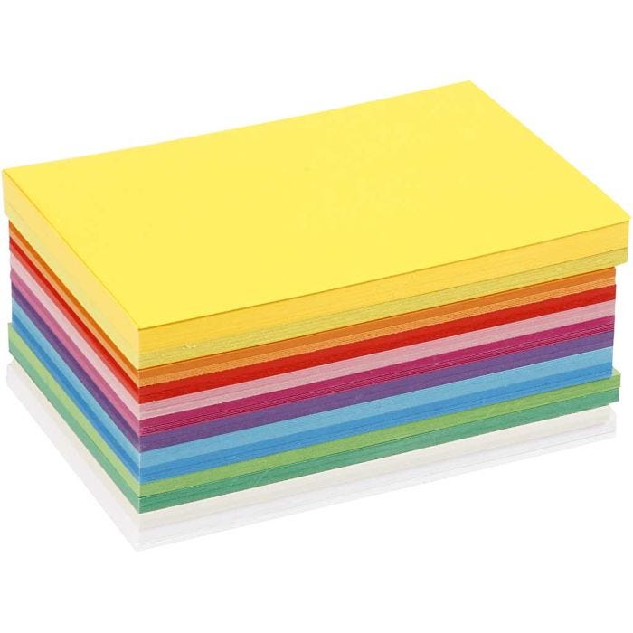 Cartoncino Primavera, A6, foglio 105x148 mm, 180 g, colori asst., 120 fgl. asst./ 1 conf.