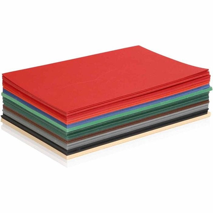 Cartoncino Natale, A5, foglio 148x210 mm, 180 g, colori asst., 300 fgl. asst./ 1 conf.