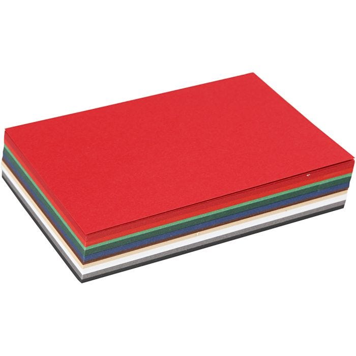 Cartoncino Natale, A6, foglio 105x148 mm, 180 g, colori asst., 120 fgl. asst./ 1 conf.