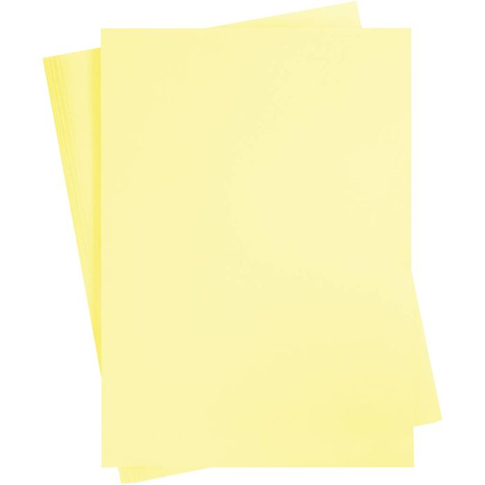 Cartoncino Colorato, A2, foglio 420x594 mm, 180 g, giallo chiaro, 10 fgl./ 1 conf.