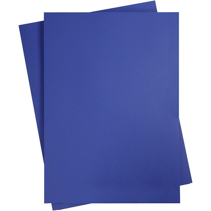 Cartoncino Colorato, A2, foglio 420x594 mm, 180 g, blu reale, 10 fgl./ 1 conf.