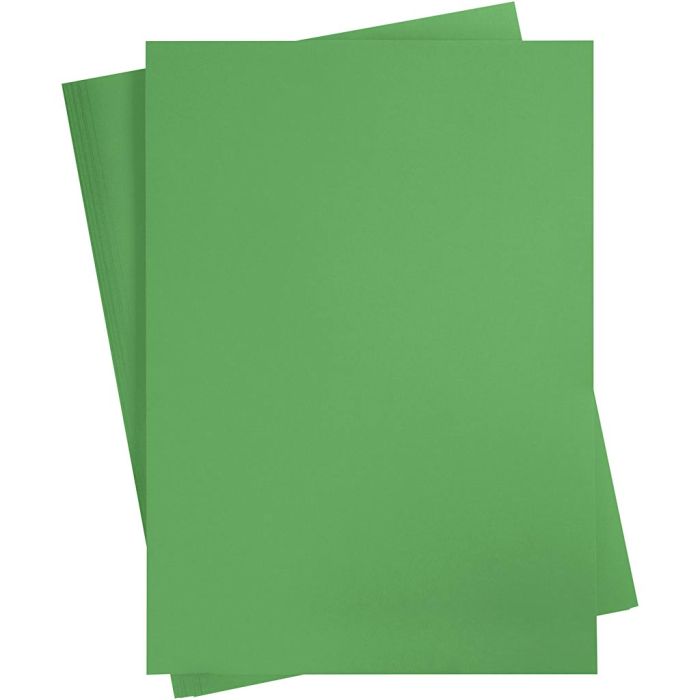Cartoncino Colorato, A2, foglio 420x594 mm, 180 g, verde erba, 10 fgl./ 1 conf.