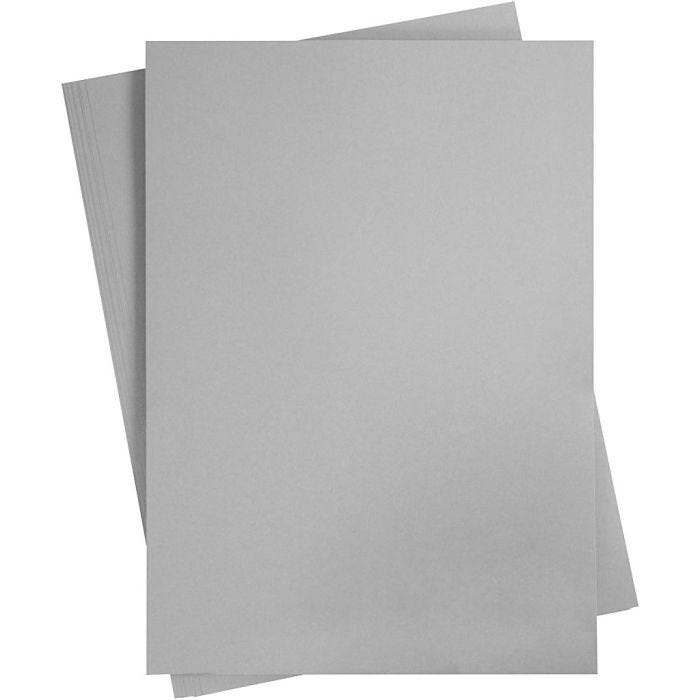 Cartoncino Colorato, A2, foglio 420x594 mm, 180 g, grigio, 10 fgl./ 1 conf.