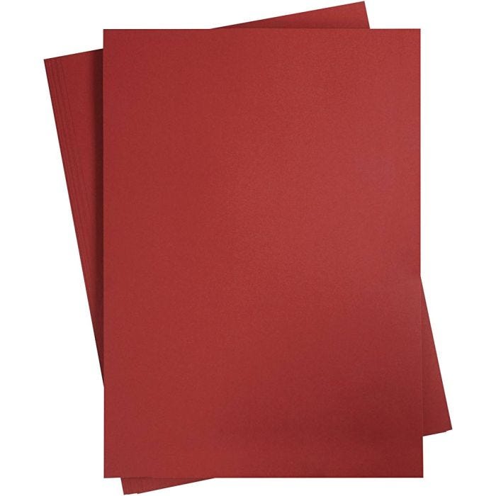 Cartoncino Colorato, A2, foglio 420x594 mm, 180 g, rosso scuro, 10 fgl./ 1 conf.