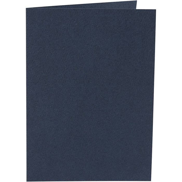 Biglietti, dim. cartoncino 10,5x15 cm, 220 g, blu, 10pz/ 1 conf.