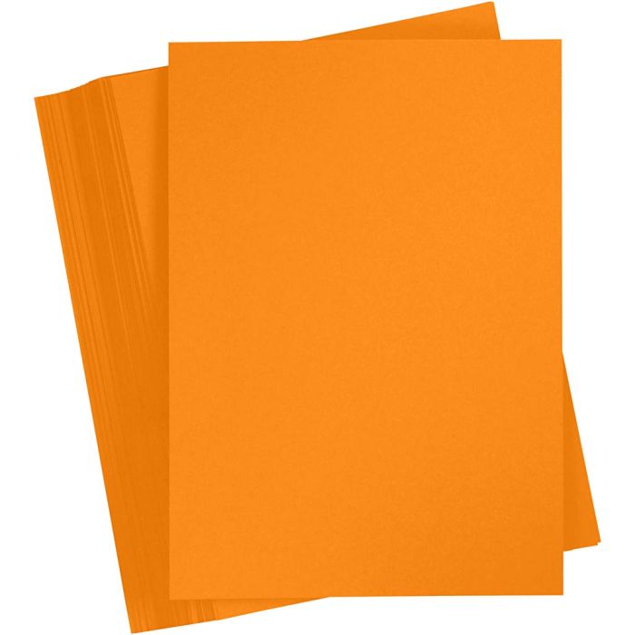 Cartoncino Colorato, A5, 180 g, arancio, 100 fgl./ 1 conf.