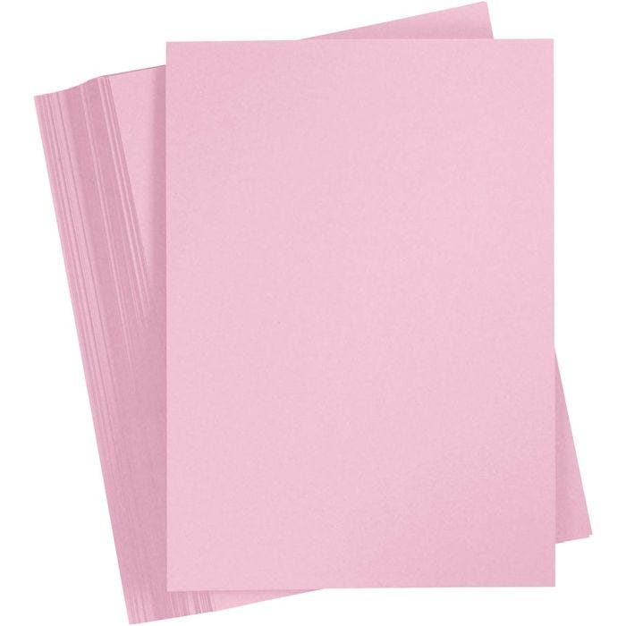 Cartoncino Colorato, A5, 180 g, rosa chiaro, 100 fgl./ 1 conf.