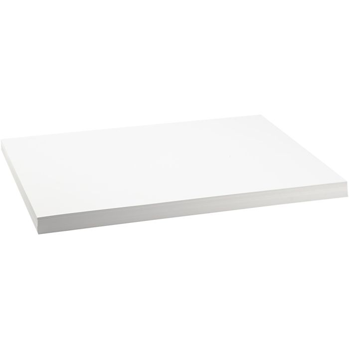 Cartoncino colorato, A2, foglio 420x594 mm, 250 g, bianco, 100 fgl./ 1 conf.