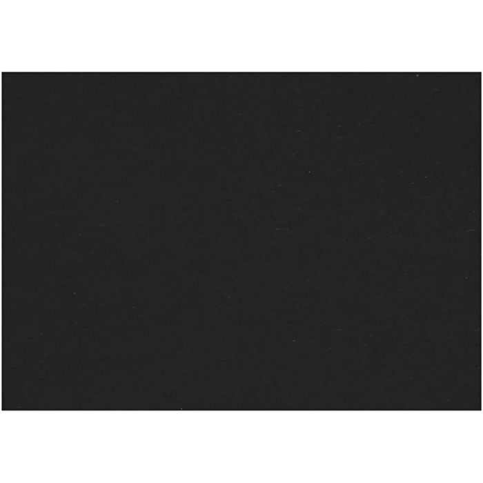 Cartoncino colorato, A4, foglio 210x297 mm, 200 g, nero, 100 fgl./ 1 conf.