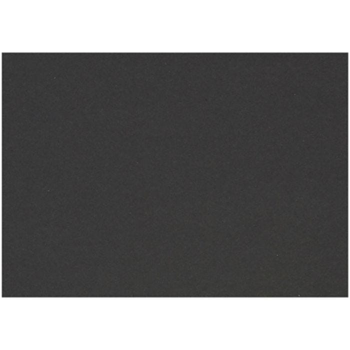 Cartoncino colorato, A6, foglio 105x148 mm, 200 g, nero, 100 fgl./ 1 conf.