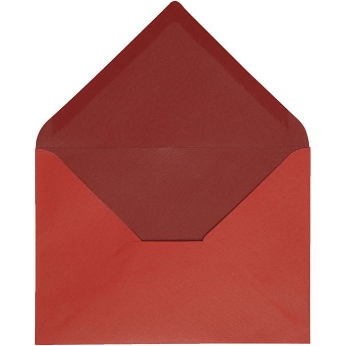 Busta, dim. busta 11,5x16 cm, 100 g, rosso/porpora, 10 pz/ 1 conf.