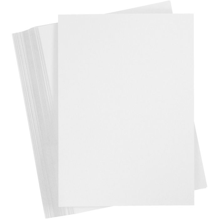 Cartoncino Colorato, A4, foglio 210x297 mm, 180 g, bianco, 100fgl./ 1 conf.