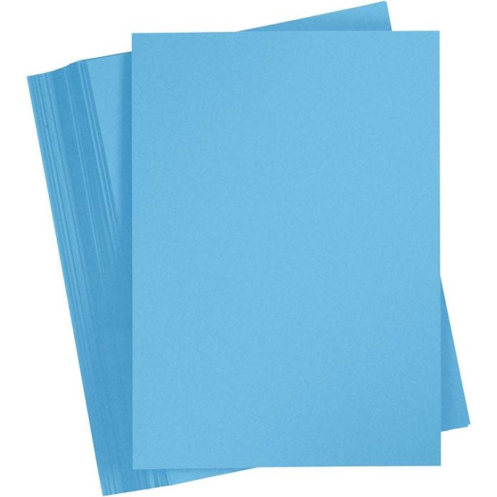 Cartoncino Colorato, A4, foglio 210x297 mm, 180 g, blu, 100 fgl./ 1 conf.