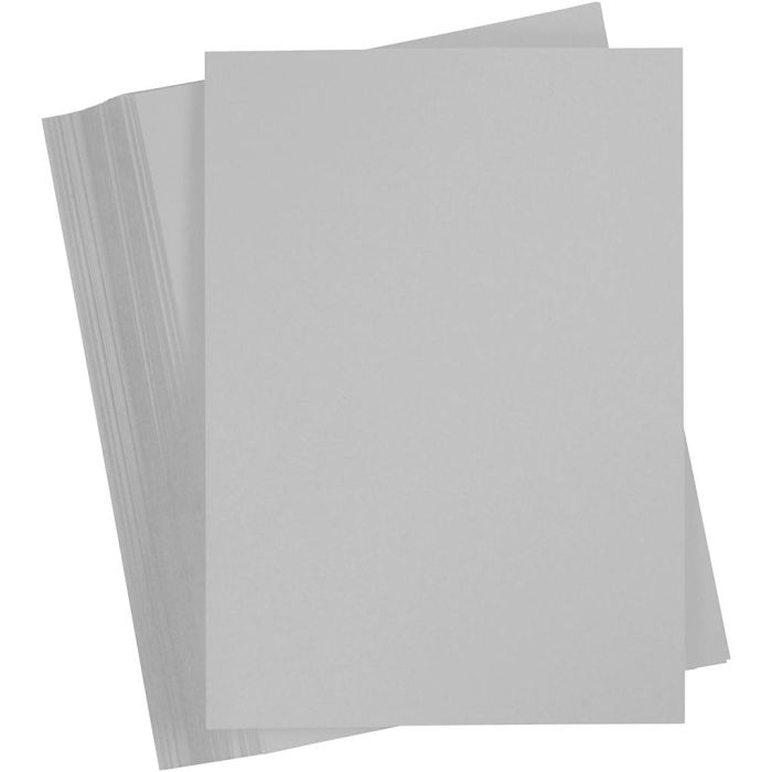 Carta da cartoncino, A4, foglio 210x297 mm, 180 g, grigio, 100 fgl./ 1 conf.
