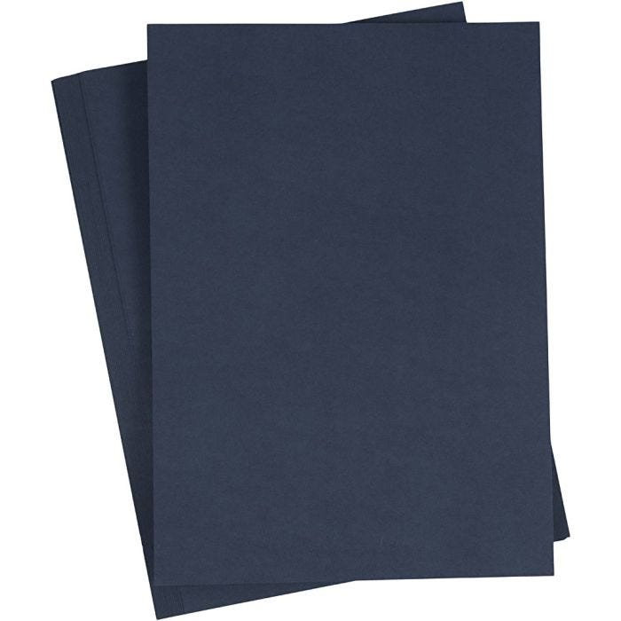 Carta, A4, foglio 210x297 mm, 110 g, blu, 20pz/ 1 conf.