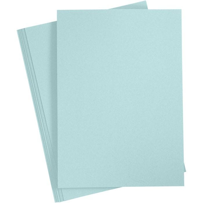 Carta, A4, foglio 210x297 mm, 80 g, azzurro, 20 pz/ 1 conf.