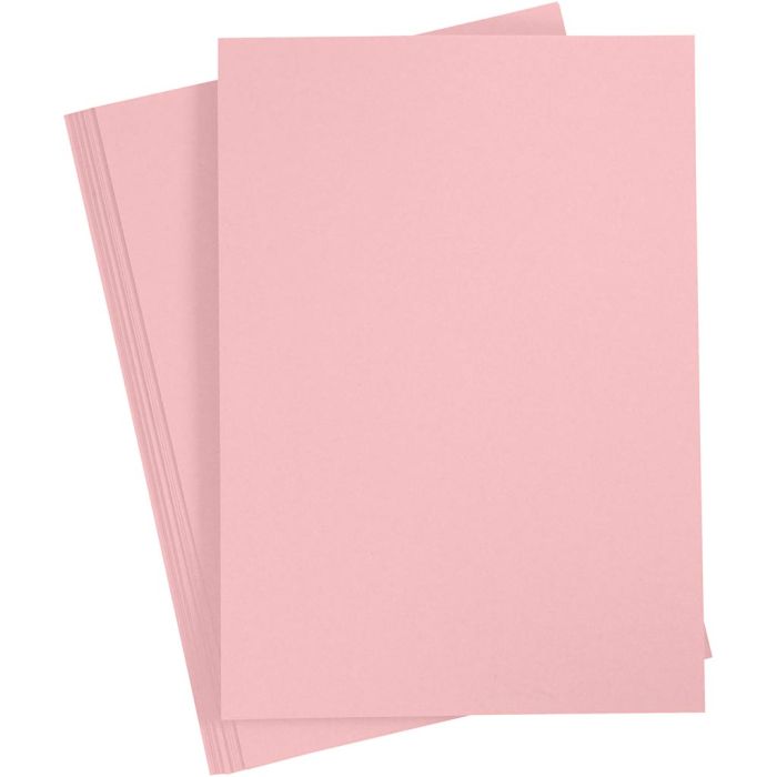 Carta, A4, foglio 210x297 mm, 80 g, rosso chiaro, 20 pz/ 1 conf.
