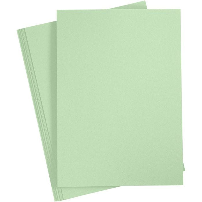 Carta, A4, foglio 210x297 mm, 80 g, verde chiaro, 20 pz/ 1 conf.