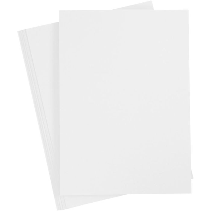 Biglietto, A4, foglio 210x297 mm, 220 g, bianco, 10 pz/ 1 conf.