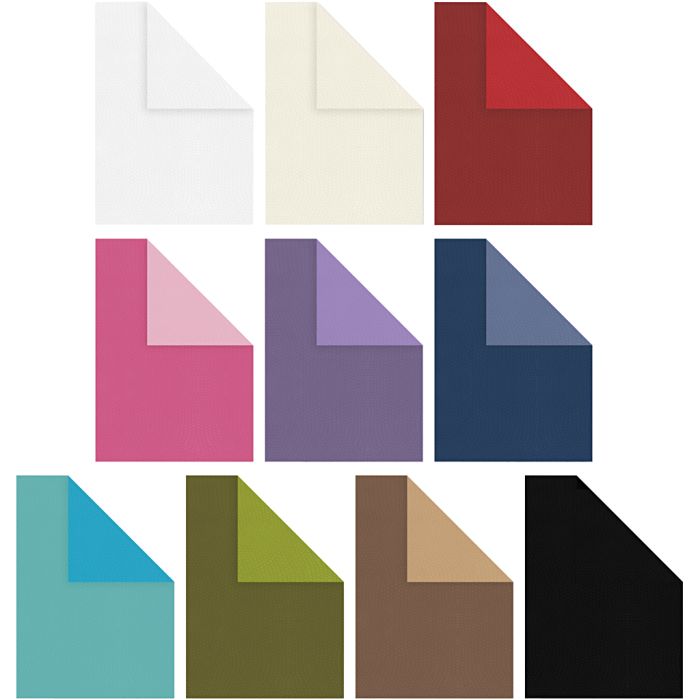 Cartoncino, A4, foglio 210x297 mm, 250 g, colori asst., 30x10 fgl./ 1 conf.