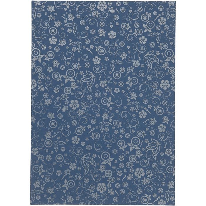 Carta, A4, foglio 210x297 mm, 80 g, blu, 20 fgl./ 1 conf.