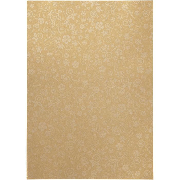 Carta, A4, foglio 210x297 mm, 80 g, oro, 20 fgl./ 1 conf.