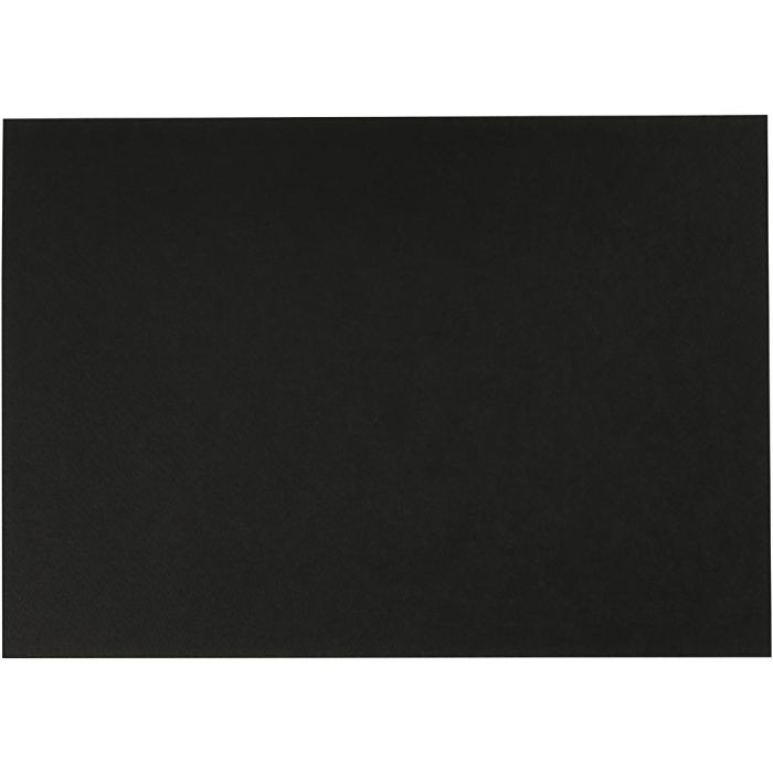 Carta per Acquerello, A4, foglio 210x297 mm, 230 g, nero, 10 fgl./ 1 conf.