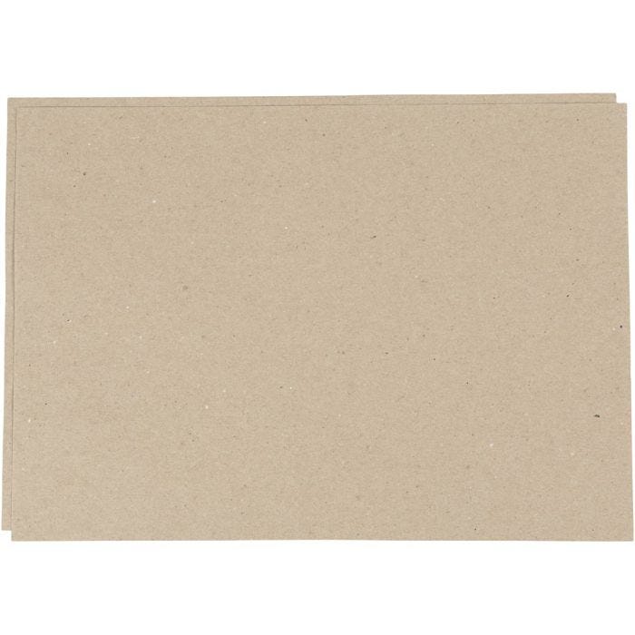 Carta Kraft, A2, foglio 420x594 mm, 135 g, grigio marrone, 500 fgl./ 1 conf.