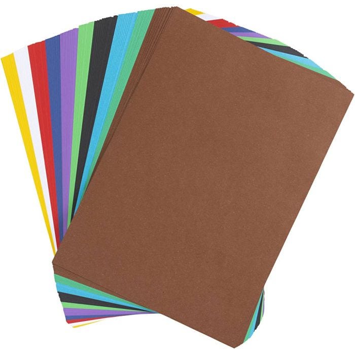 Carta Colorata, misura A4, 120 g, 100 fgl./ 1 conf.