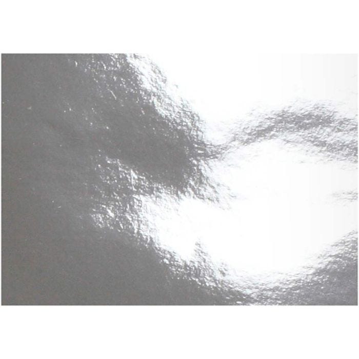 Carta Metallizzata, A4, foglio 210x297 mm, 120 g, argento, 10 fgl./ 1 conf.