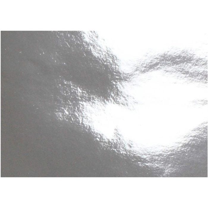 Carta Metallizzata, A4, foglio 210x297 mm, 120 g, argento, 100 fgl./ 1 conf.