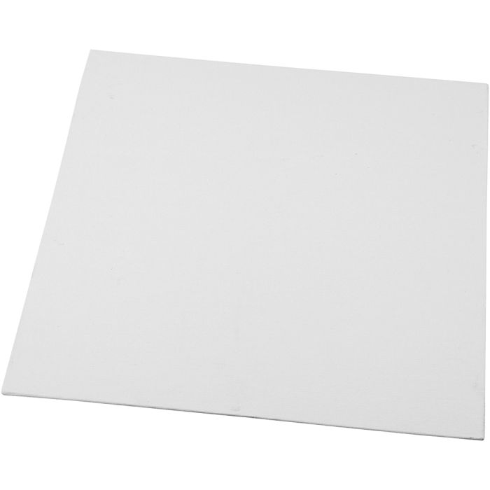 Pannello telato, misura 30x30 cm, spess. 3 mm, 280 g, bianco, 1 pz