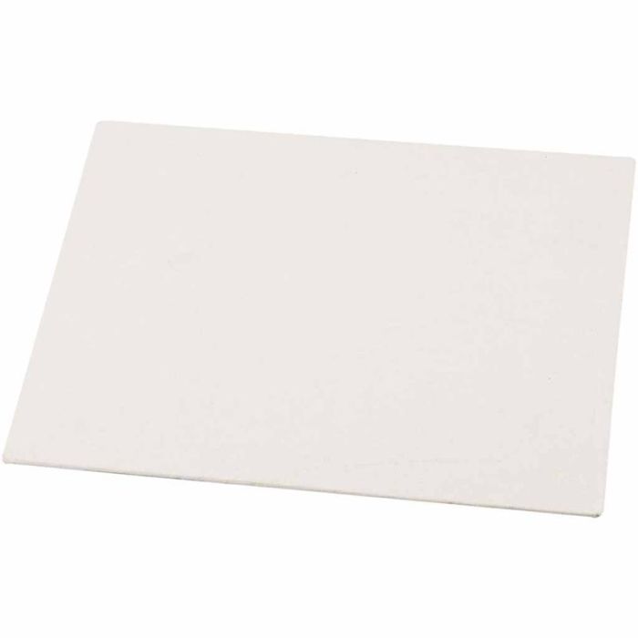 Pannello telato, A2, misura 42x60 cm, spess. 3 mm, 280 g, bianco, 10pz/ 1 conf.