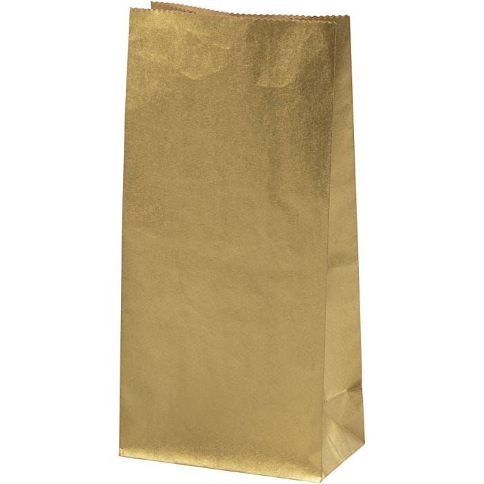 Buste carta, H: 22.5 cm, misura 6,5x11 cm, 50 g, oro, 100 pz/ 1 conf.