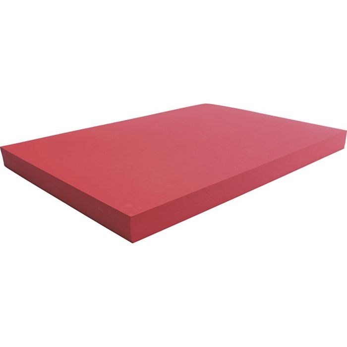 Cartoncino colorato, foglio 50x70 cm, 270 g, rosso, 10 fgl./ 1 conf.
