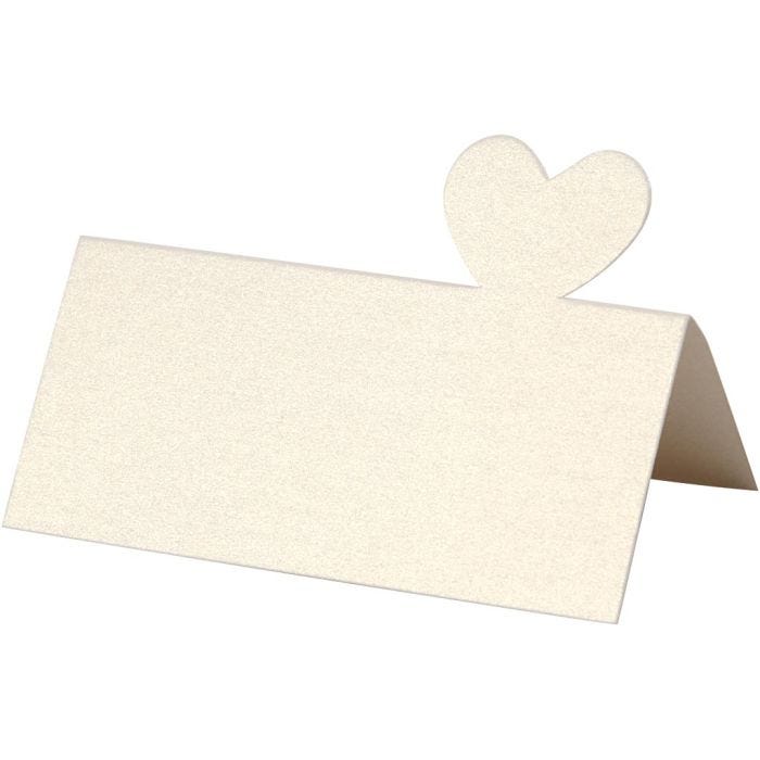 Segnaposto, misura 8x8,5 cm, 120 g, avorio, 20 pz/ 1 conf.
