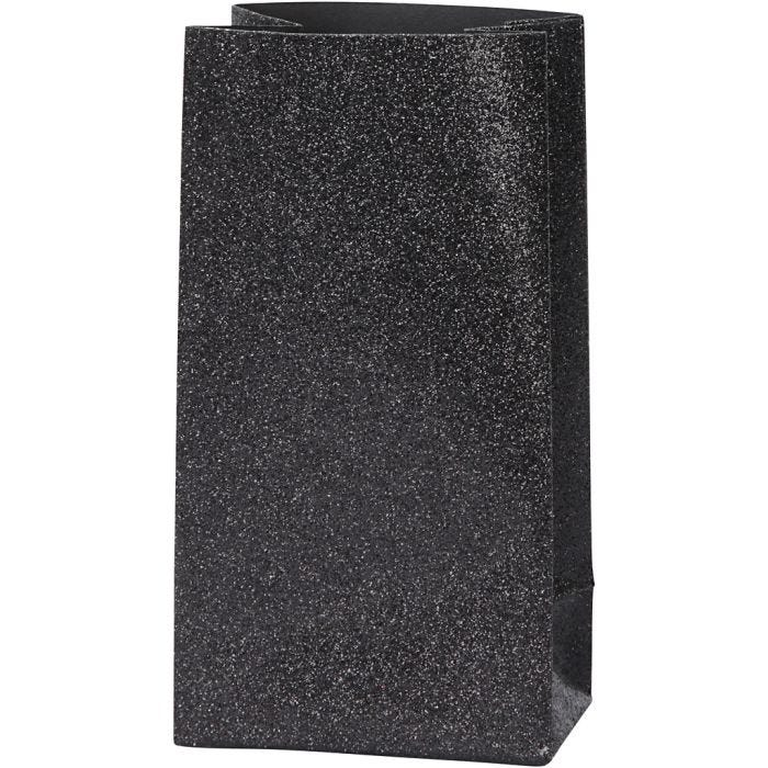 Buste Carta, H: 17 cm, misura 6x9 cm, 170 g, nero, 8 pz/ 1 conf.