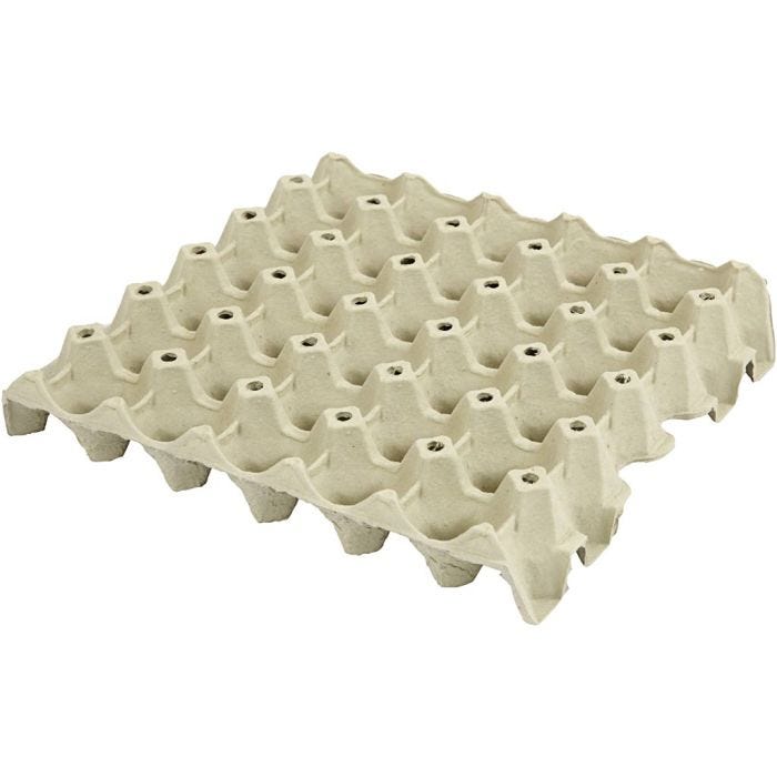 Vassoio uova, H: 4 cm, misura 29x29 cm, 20 pz/ 1 conf.