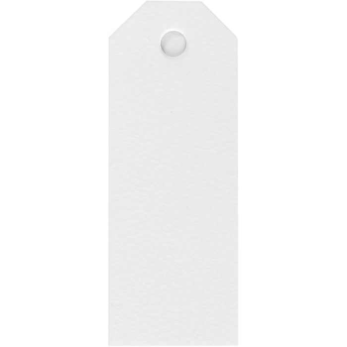 Cartellini Manila, misura 3x8 cm, 220 g, bianco, 20 pz/ 1 conf.