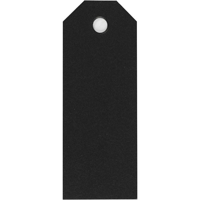 Cartellini Manila, misura 3x8 cm, 220 g, nero, 20 pz/ 1 conf.