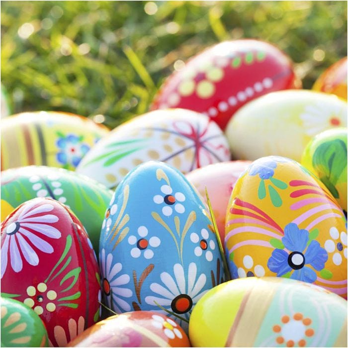 Tovaglioli da tavolo, Uova di Pasqua, misura 33x33 cm, 20 pz/ 1 conf.