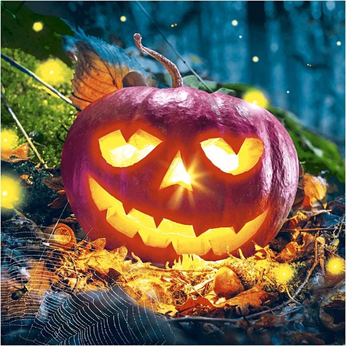Tovaglioli da tavolo, Zucca, misura 33x33 cm, 20 pz/ 1 conf.