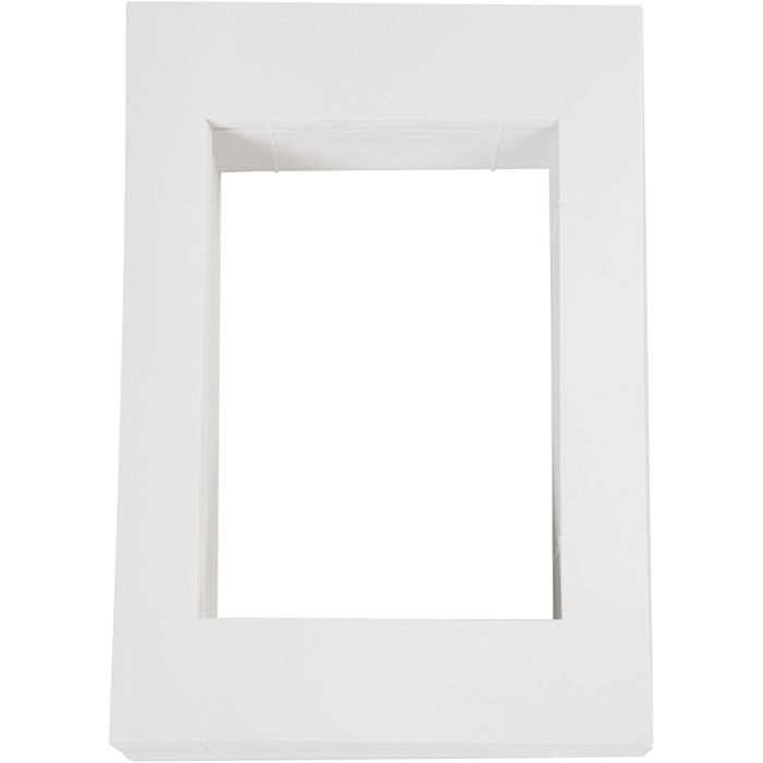 Cornici per foto, misura 19,8x28 cm, 500 g, bianco, 100 pz/ 1 conf.