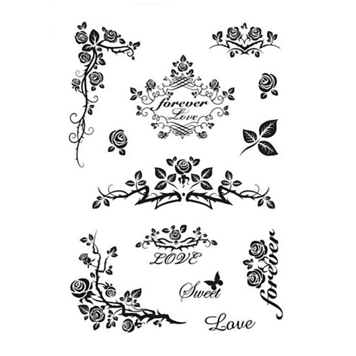 Timbri trasparenti, forever, foglio 11x15,5 cm, 1 fgl.