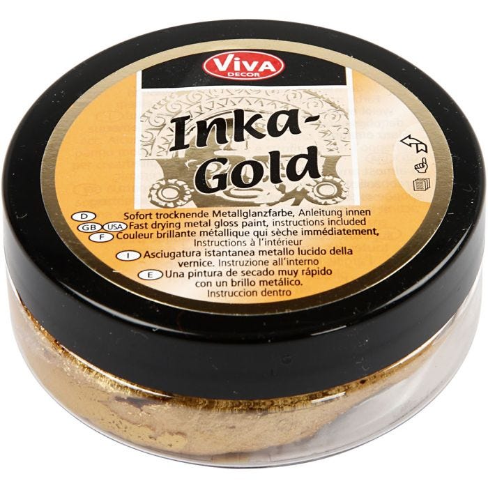 Inka Gold, oro, 50ml/ 1 vasch.