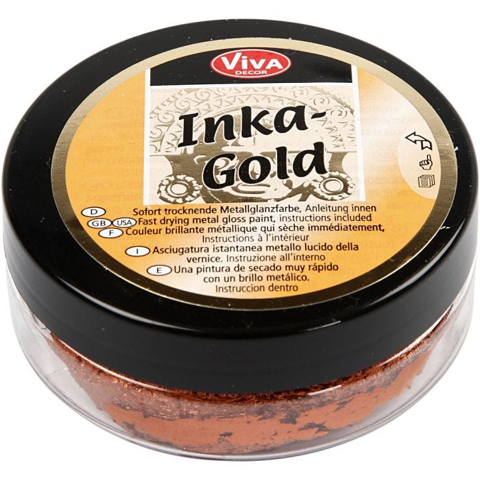 Inka Gold, rame, 50 ml/ 1 vasch.
