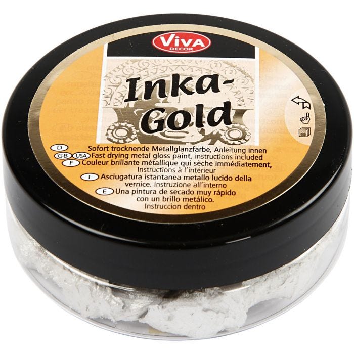 Inka Gold, platino, 50 ml/ 1 vasch.