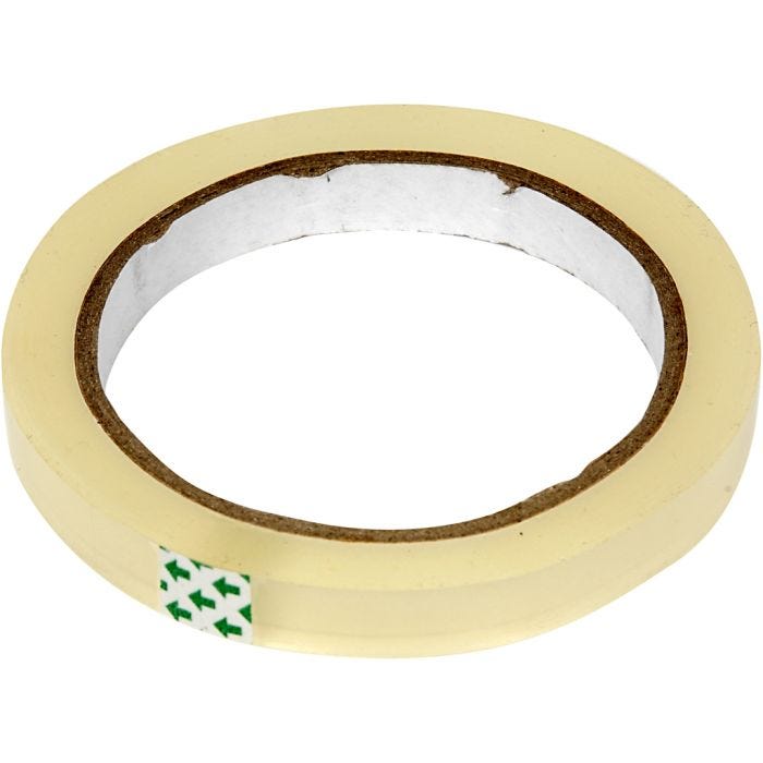 Nastro adesivo, L: 12 mm, 6x68 m/ 1 conf.