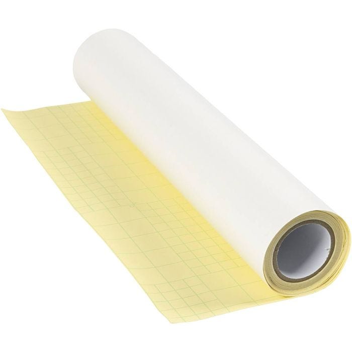 Foglio biadesivo, L: 32 cm, spess. 0,03 mm, 5 m/ 1 rot.