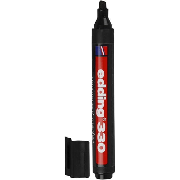Pennarello Edding 330, ampiezza tratto 1-5 mm, nero, 1 pz